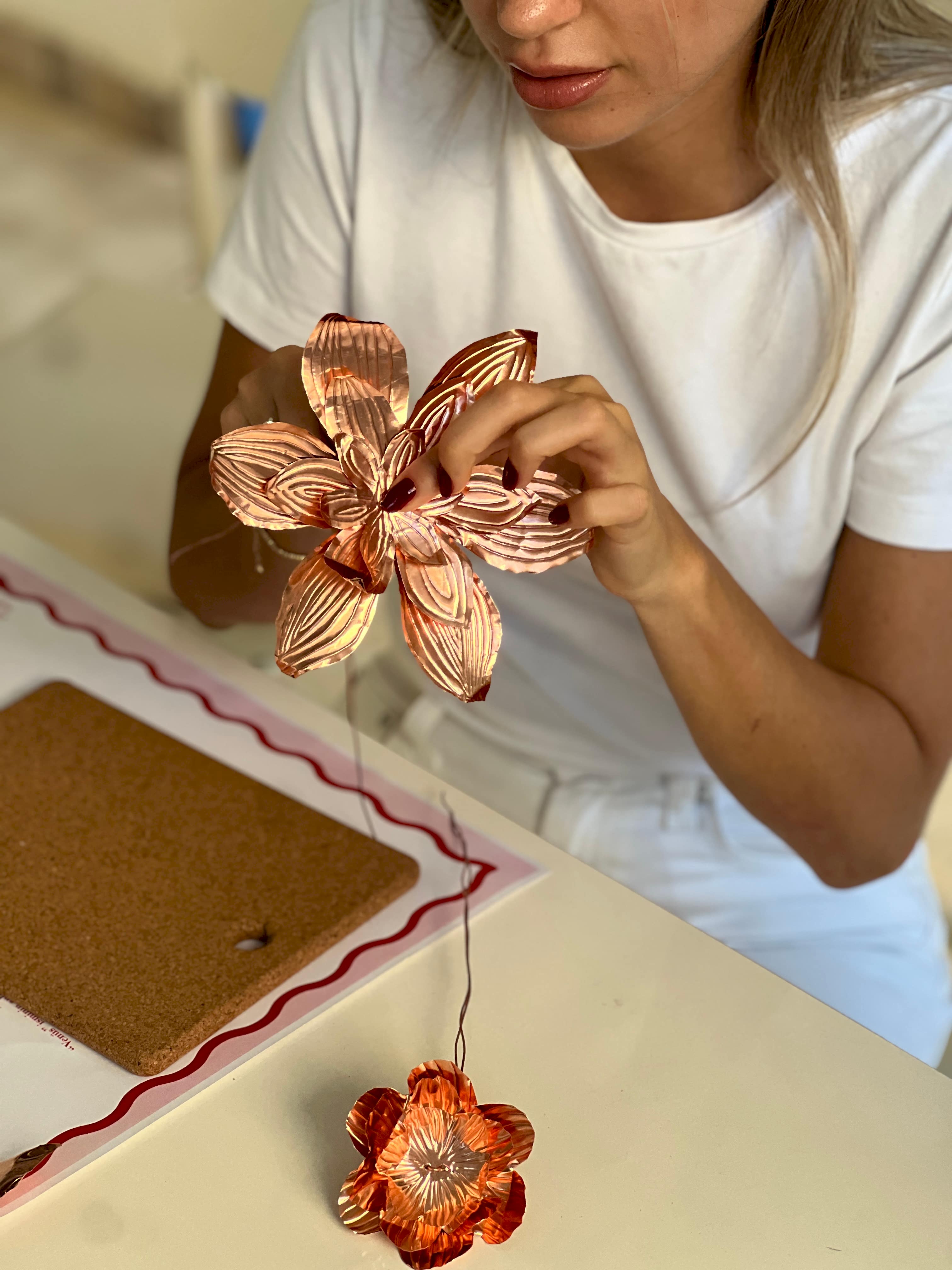 Bakır Çiçek Yapım Atölyesi